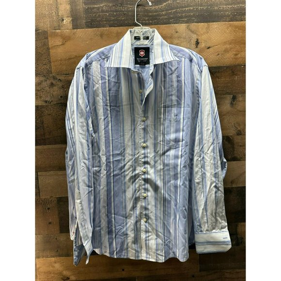 Victorinox Swiss Army Men's Long Sleeve Button‎ Up Size Medium - Picture 1 of 3